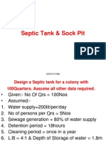 Design of Septic Tank