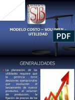 Modelo Costo Volumen Utilidad