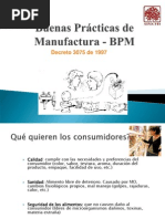 Buenas Prácticas de Manufactura - BPM