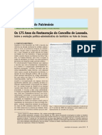 175 Anos Da Restauração Do Concelho de Lousada.