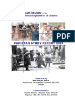 South Asian Review of The Commercial Sexual Exploitation of Children-Pakistan Study