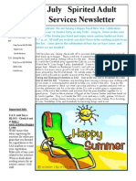 July 2013 Newsletter