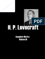 HP Lovecraft - Complete Works Vol III