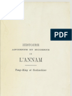 Histoire Ancienne & Moderne de L'annam Vol.1 Depuis L'année 2700 Avant Christ - Abbé Adrien Launay (1884)