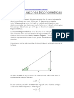 Cuántas Razones Trigonométricas Existen