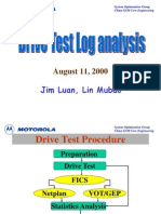 TEMS 2G Drive Test Log Analysis 2011