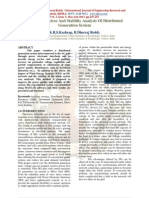 Ancillary Services and Stability Analysis of Distributed Generation System