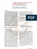 Quaternary Adder Design Using VHDL: Prashant Y. Shende, Dr. R. V. Kshirsagar