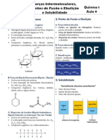 Forças Intermoleculares