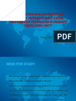 Comparative Evaluation of The Effect of Different Root Canal Preparation Techniques in Primary Teeth Using CBCT"