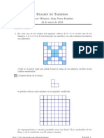 Examen de Tableros