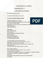 Metodología de Los Sacrificios PDF