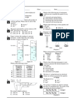 Physics Form 4 Chapter 1 Objective Questions