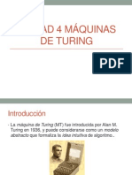 Unidad 4 Máquinas de Turing