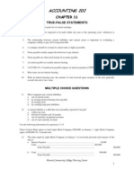 Accounting 202 Chapter 11 Test