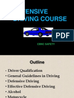 Defensive Driving Course July 23 2008