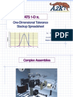 One-Dimensional Assembly Tolerance Stack-Up