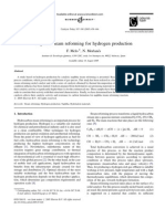 Naphtha Steam Reforming For Hydrogen Production