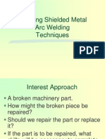 Applying Shielded Metal Arc Welding Techniques