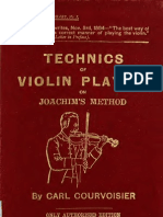 Technics of Violin Playing