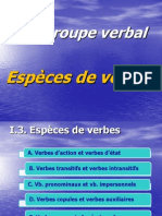 C2 Espèces de Verbes