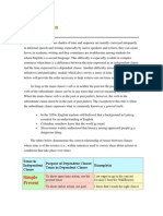 Sequence of Tenses