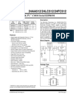 24AA512/24LC512/24FC512: 512K I C Cmos Serial Eeprom