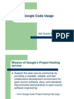 Google Code Usage: Adil Saeed Musthafa