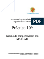 Compensadores en Mathlab