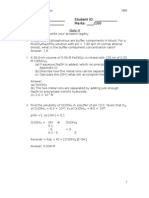 Industrial Chemistry Quiz 4 With Answers