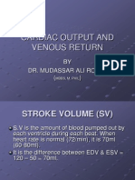 Regulation of Cardiac Output and Venous Return by Dr. Roomi