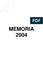 Memoria FCIHS 2004