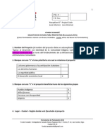 Formulario Fondo Canadá