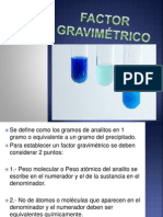 Factor Gravimétrico