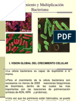 Crecimiento y Multiplicación Bacteriana