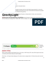 GravityLight, Lighting For The Developing Countries