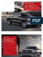 2014 GMC Sierra Brochure Sales Reference Guide