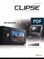 Eclipse Fujitsu Ten Audio Visual Navigation System Product Brochure For Eclipse Fujitsu Ten Cd5030 Gps Receiver