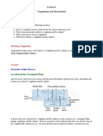 Lesson 4 - Coagulation and Flocculation