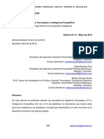 Vigilancia Tecnológica y La Inteligencia Competitiva UPB