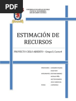 Estimación de Recursos