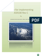 Guide To Implement AS9100 Rev. C by Ashish Jude Michael