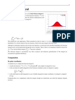 Gaussian Integral