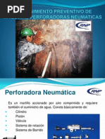 Mantenimiento Preventivo de Maquinas Perforadoras Neumaticas