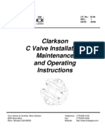 Clarkson C-Valve Iom Manual