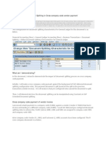 SAP New GL #10 Document Splitting in Cross Company Code Vendor Payment