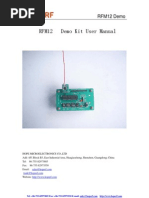 Modul Rfm12 FSK