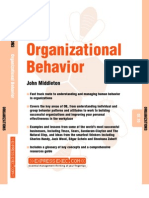 Organizational Behavior - John Middleton