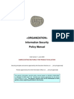 IsecT Infosec Policy Manual SAMPLE v7