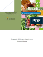 Cartilha de Dicas e Receitas para Aproveitamento Integral Dos Alimentos - Prefeitura de BH